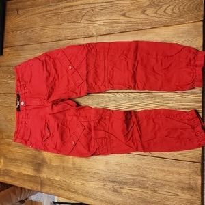 Playcloths Chili Pepper Red Pants size 32